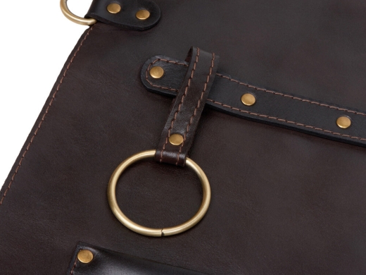 Изображение №6 | Набор: Фартук из натуральной кожи в тубусе (темно-коричневый)