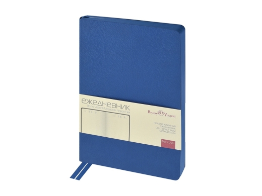 Изображение №1 | Ежедневник недатированный А5 «Megapolis Nappa Flex» (синий)