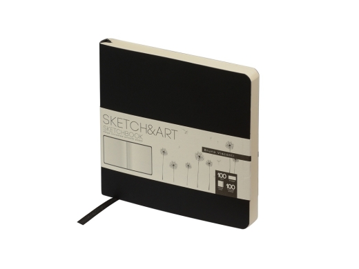 Изображение №1 | Скетчбук «Sketch & Art» 100 г/м2, soft-touch (черный)