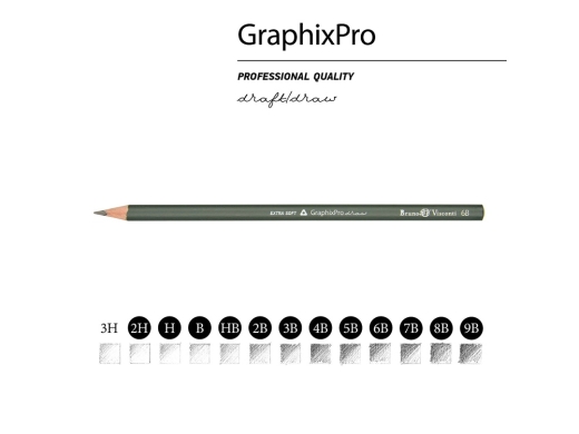 Изображение №2 | Набор из 12 чернографитовых карандашей «Sketch & Art» 2Н - 9В (серебристый)