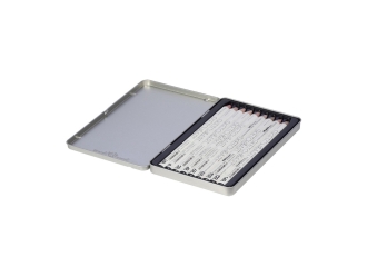 Изображение №2 | Набор из 9 утолщенных чернографитовых карандашей «Sketch & Art» HB - 14B (серебристый)