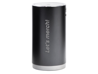 Изображение №1 | Портативный увлажнитель воздуха с функцией санитайзера «Clain» с гравировкой (графит/серебристый)