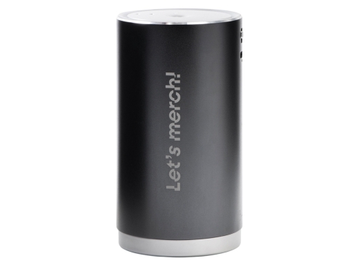 Изображение №1 | Портативный увлажнитель воздуха с функцией санитайзера «Clain» с гравировкой (графит/серебристый)