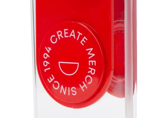 Изображение №2 | Бутылка для воды «JUICY DRINK BOX», 290 мл с тампопечатью (прозрачный, красный)