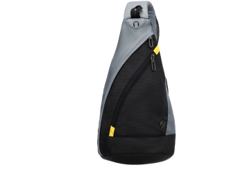 Изображение №1 | Рюкзак с одним плечевым ремнем (черный/серый)