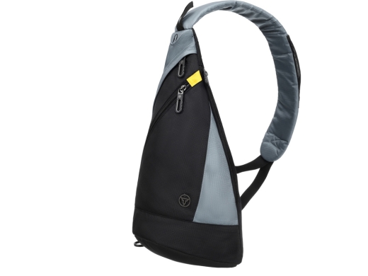 Изображение №2 | Рюкзак с одним плечевым ремнем (черный/серый)