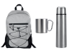 Изображение №1 | Набор туриста с термосом и кружкой в рюкзаке (серый)
