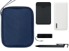 Изображение №1 | Тревел-набор с флешкой, повербанком и ручкой (темно-синий, черный, белый)