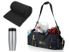 Изображение №1 | Набор для автомобиля с пледом, термокружкой в сумке для инструментов (черный)