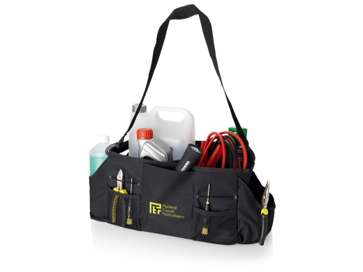 Изображение №4 | Набор для автомобиля с пледом, термокружкой в сумке для инструментов (черный)