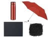 Изображение №1 | Подарочный набор с зонтом и термосом (красный)
