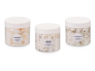 Изображение №3 | Подарочный набор с солью для ванны и свечой (белый)