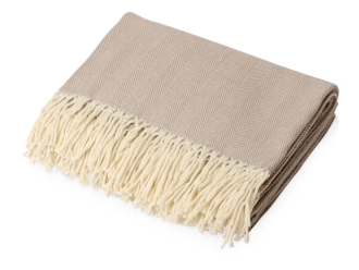 Изображение №3 | Подарочный набор с пледом, френчпрессом, чаем и вареньем (бежевый)