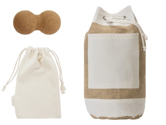 Изображение №1 | Подарочный набор с массажером в рюкзаке (натуральный)