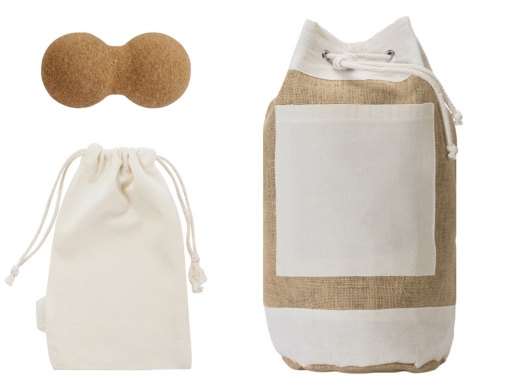 Изображение №1 | Подарочный набор с массажером в рюкзаке (натуральный)