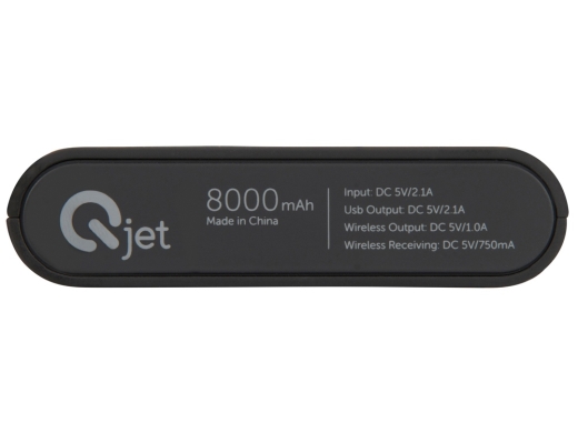 Изображение №9 | Набор из внешнего аккумулятора и беспроводной зарядки «Force», 8000 mAh (черный)