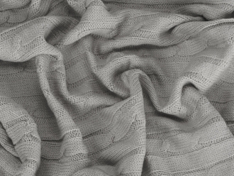 Изображение №2 | Плед акриловый «Braid NEW» (светло-серый)