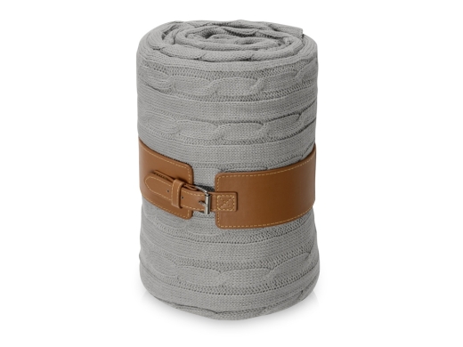 Изображение №1 | Плед акриловый «Braid NEW» (светло-серый)