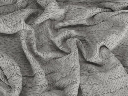 Изображение №2 | Плед акриловый «Braid NEW» (светло-серый)