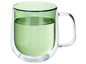 Изображение №3 | Кружка с двойными стенками «Ubud» (зеленый прозрачный)