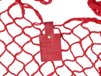 Изображение №2 | Авоська «Dream» из натурального хлопка с тиснением 25л (красный)