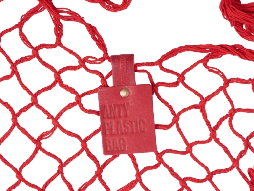 Изображение №2 | Авоська «Dream» из натурального хлопка с тиснением 25л (красный)