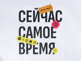 Изображение №2 | Сумка-шоппер «Vest» из хлопка с термотрансфером (белый)