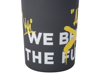 Изображение №2 | Герметичная термокружка на присоске «Kick», 350 мл, с круговой УФ-печатью (серый)