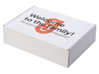 Изображение №2 | Коробка подарочная «Zand», M с УФ- печатью на вылет M (белый)