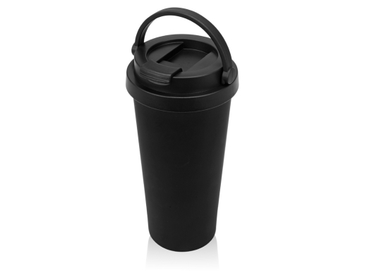 Изображение №2 | Вакуумная термокружка «Grant», soft-touch, тубус (черный)