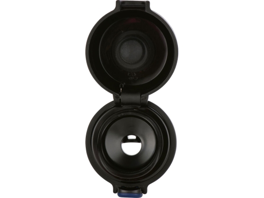 Изображение №6 | Вакуумная термокружка c кнопкой «Guard», soft-touch, 400 мл, тубус (темно-синий)