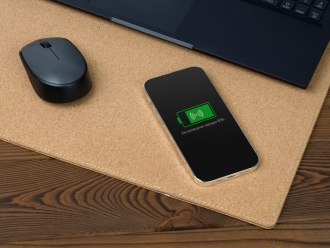 Изображение №15 | Пробковый коврик для рабочего места с беспроводной зарядкой «Querсus» (натуральный)
