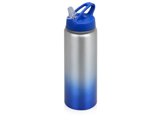 Изображение №1 | Бутылка «Gradient» (ярко-синий/серебристый)