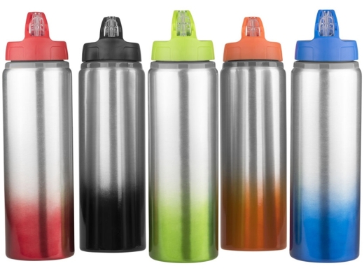 Изображение №3 | Бутылка «Gradient» (ярко-синий/серебристый)