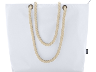 Изображение №2 | Пляжная сумка-холодильник Panama GRS из переработанных материалов с ручками-шнурками (белый)