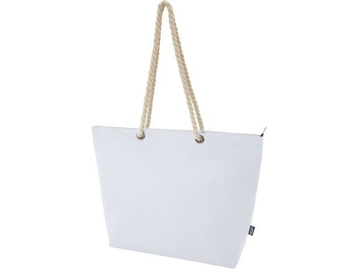 Изображение №1 | Пляжная сумка-холодильник Panama GRS из переработанных материалов с ручками-шнурками (белый)