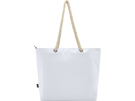 Изображение №3 | Пляжная сумка-холодильник Panama GRS из переработанных материалов с ручками-шнурками (белый)