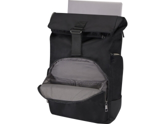 Изображение №5 | Рюкзак «Rhine» 15” с откидным верхом из переработанного материала (сплошной черный)