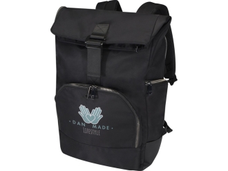 Изображение №7 | Рюкзак «Rhine» 15” с откидным верхом из переработанного материала (сплошной черный)