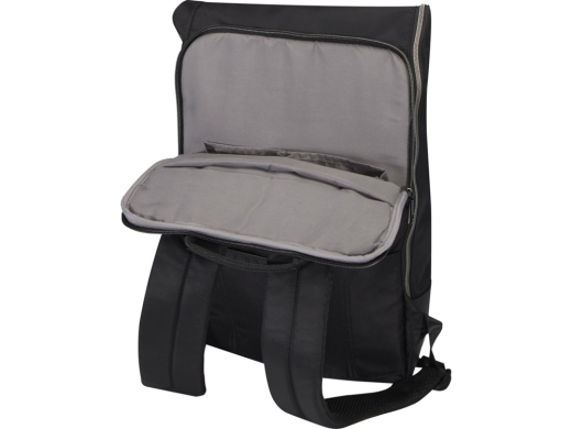 Изображение №6 | Рюкзак «Rhine» 15” с откидным верхом из переработанного материала (сплошной черный)