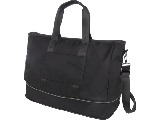 Изображение №4 | Спортивная сумка «Rhine» из переработанного материала с возможностью расширения (сплошной черный)