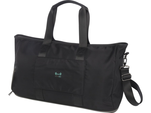 Изображение №6 | Спортивная сумка «Rhine» из переработанного материала с возможностью расширения (сплошной черный)