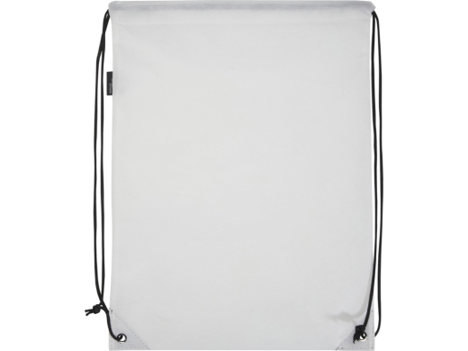 Изображение №3 | Рюкзак-мешок  на шнурке «Evergreen» из переработанного нетканого материала (белый)