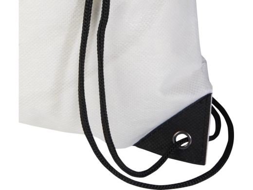 Изображение №4 | Рюкзак-мешок  на шнурке «Evergreen» из переработанного нетканого материала (белый)