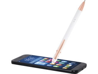 Изображение №5 | Ручка шариковая с отделкой из розового золота «Nanna» синие чернила (белый)