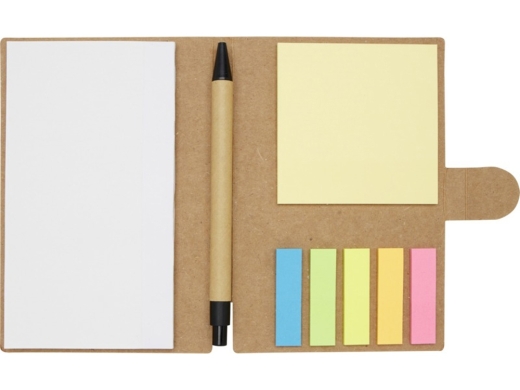 Изображение №4 | Блокнот «Swift» со стикерами и шариковой ручкой (натуральный)