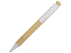 Изображение №1 | Ручка шариковая из бамбука и переработанной пластмассы «Rattan» (натуральный/белый)