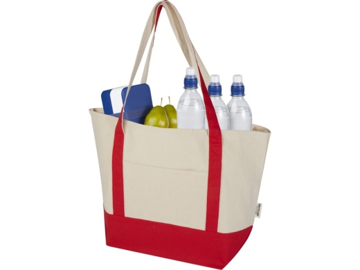 Изображение №4 | Эко-сумка «Sam» (натуральный/красный)