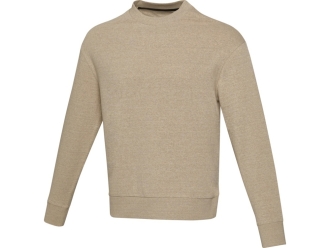 Изображение №1 | Свитер с круглым вырезом «Jet» из органического хлопка, унисекс 2XL (бежевый)