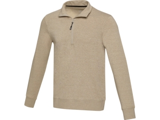 Изображение №1 | Свитер с молнией «Tin» из органического хлопка, унисекс 2XL (бежевый)